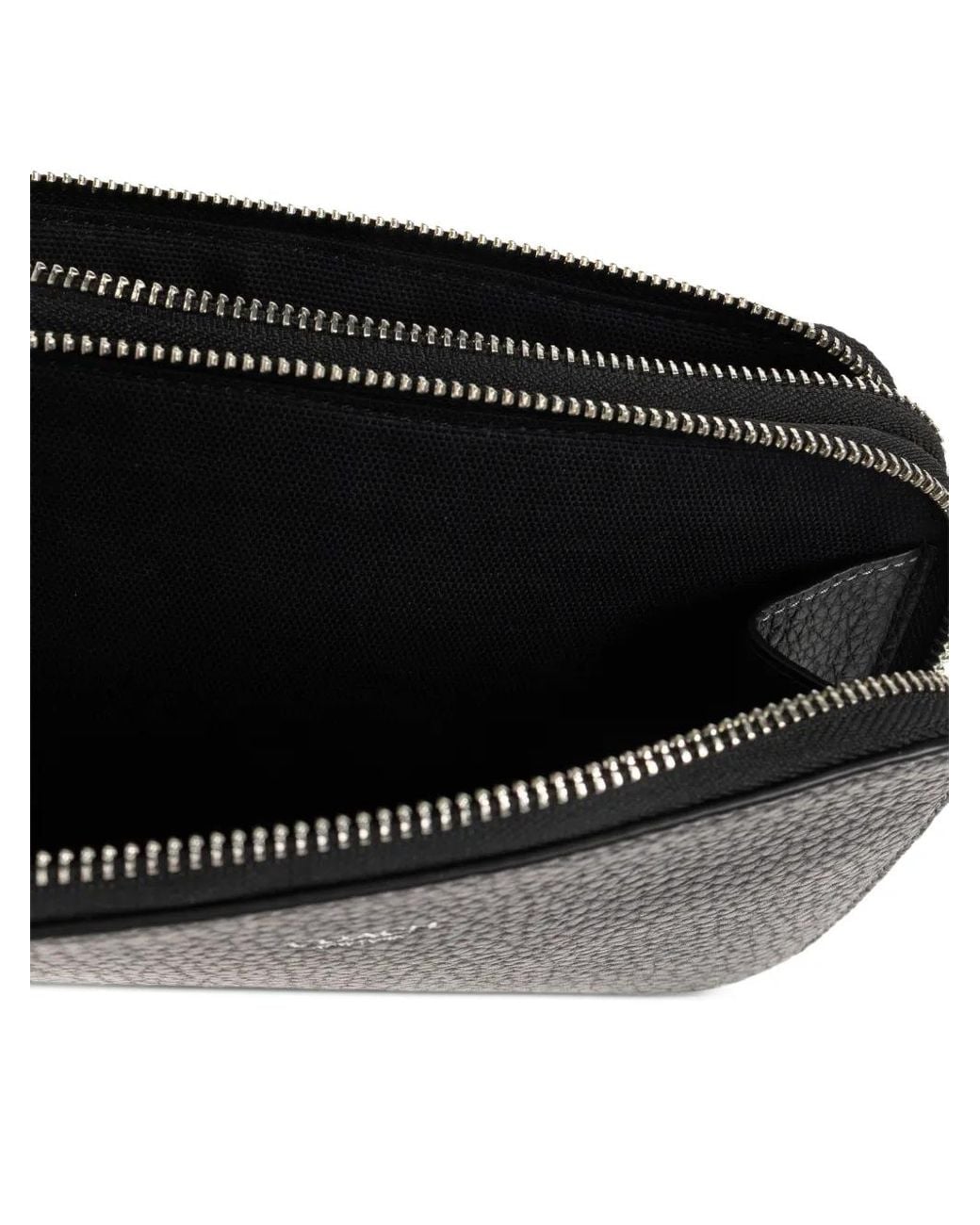 COACH Black Clinton Zip Leather Tote Bag for men