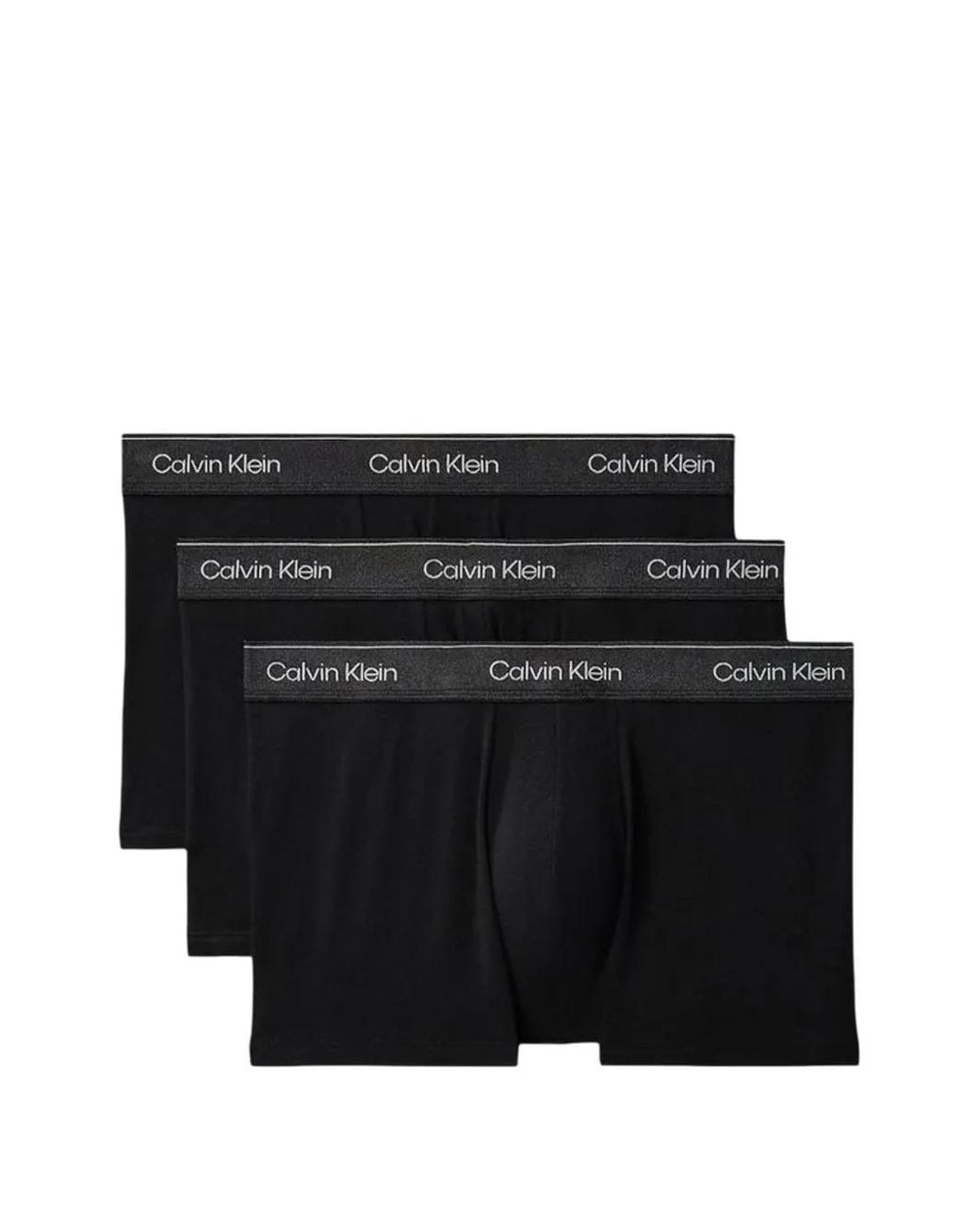 Calvin Klein Black Logo-Waistband Boxers (Set Of Three) for men