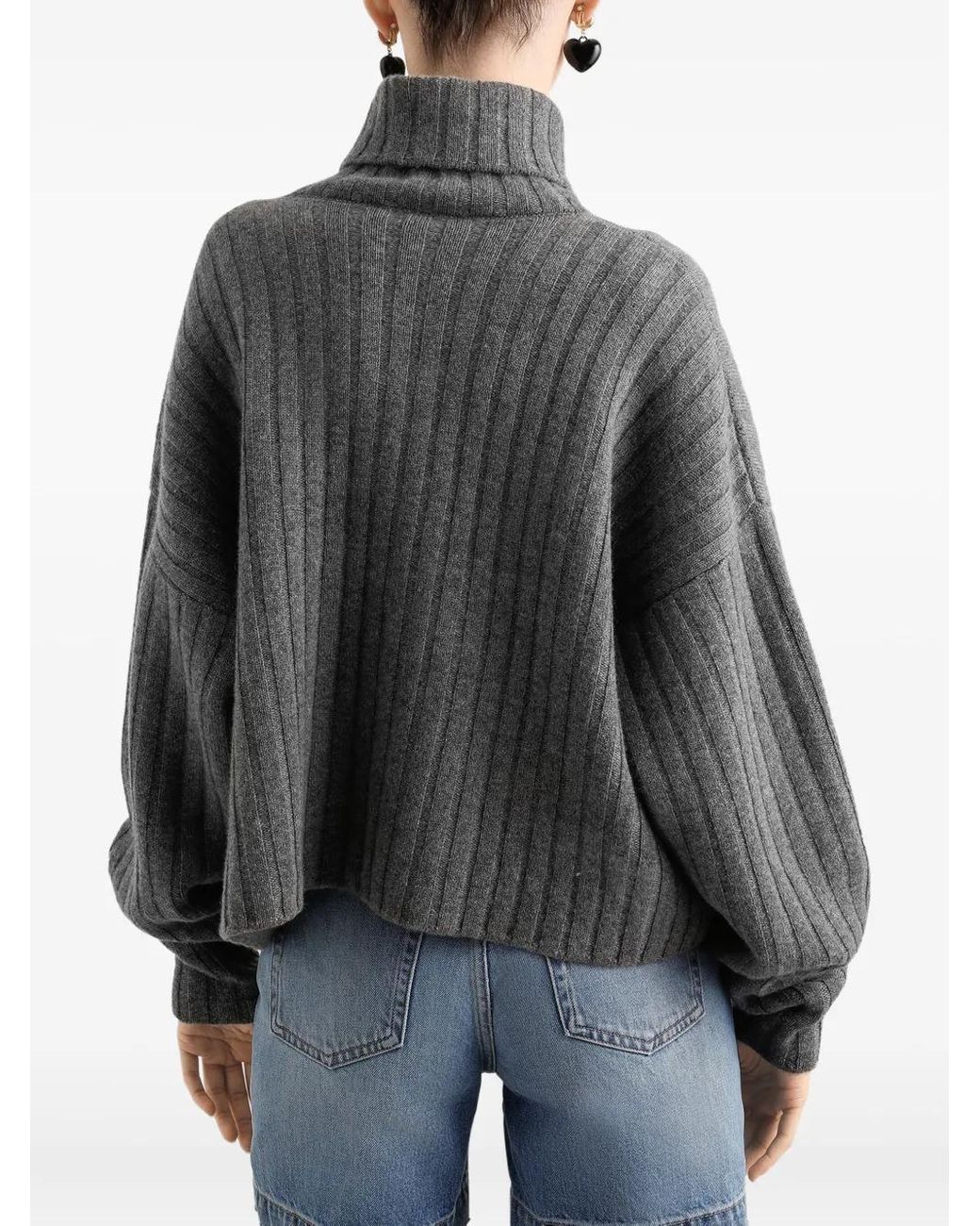 Dolce & Gabbana Geribbelde Sweater in het Gray