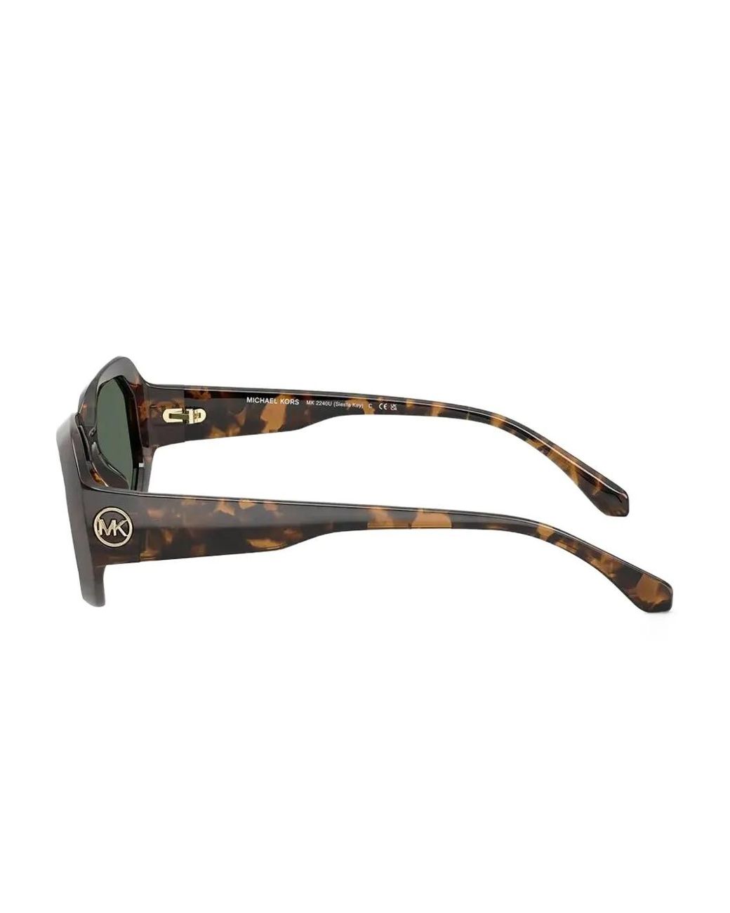 Michael Kors Black Geometric-Frame Sunglasses
