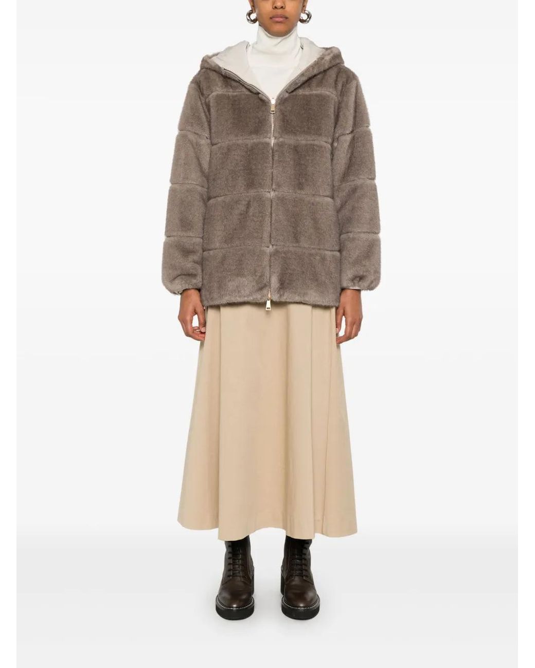 Moncler Brown Brissac Reversible Jacket