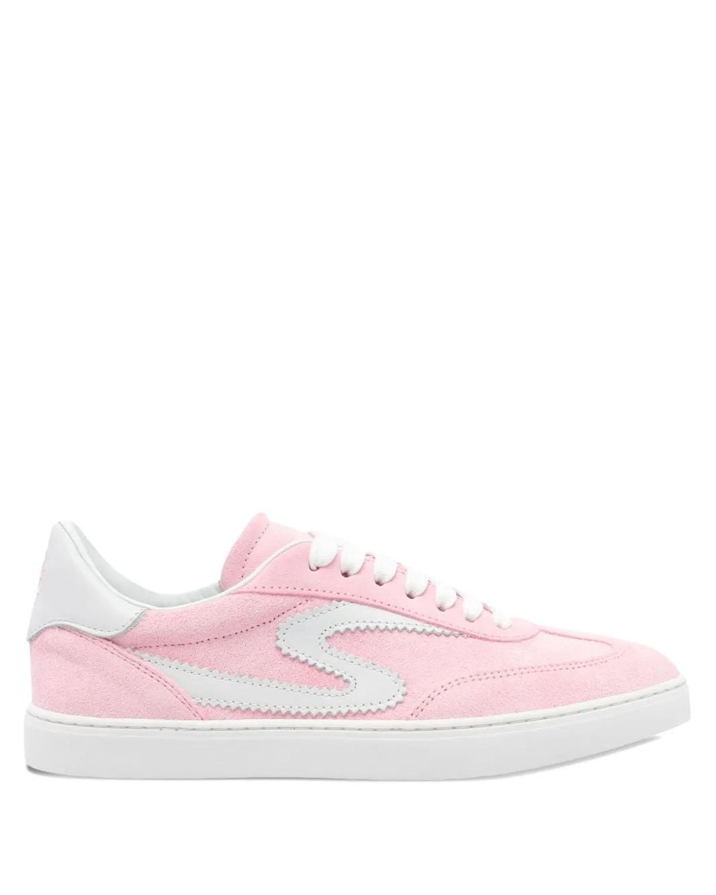 Baskets En Cuir Stuart Weitzman en coloris Pink