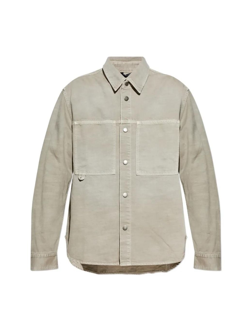 Haikure Gray Arno Patch Pocket Shirt for men