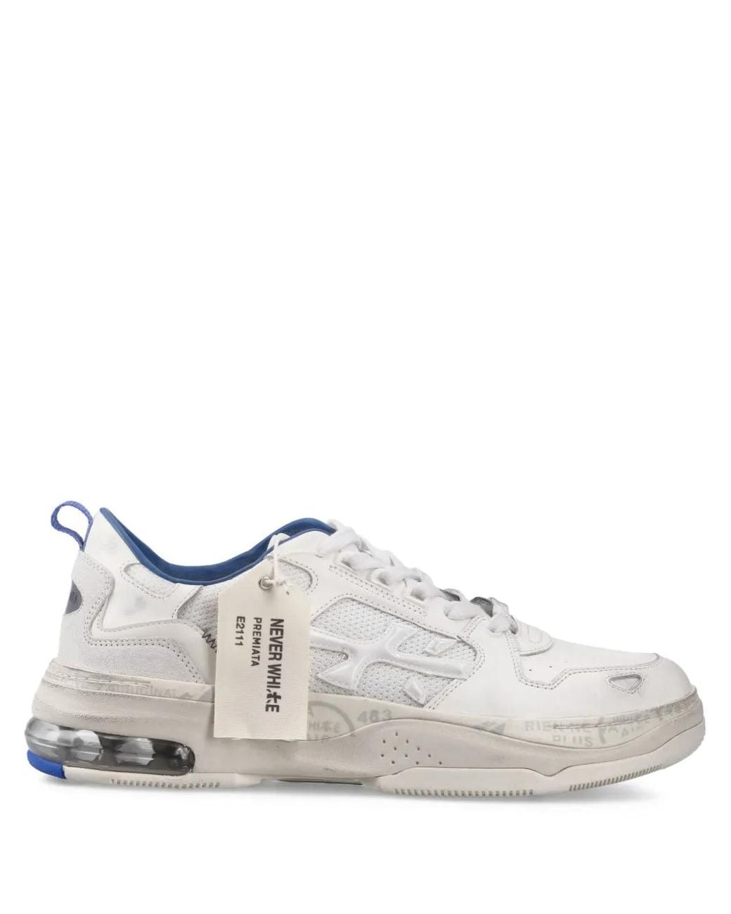 Premiata White Drake 402 Sneakers for men
