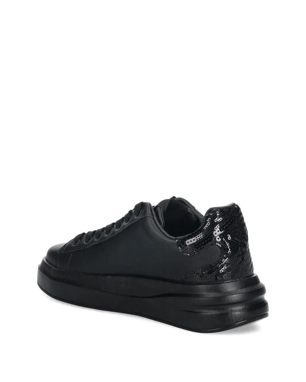 Guess Black Elbina Genuine Leather Sneakers