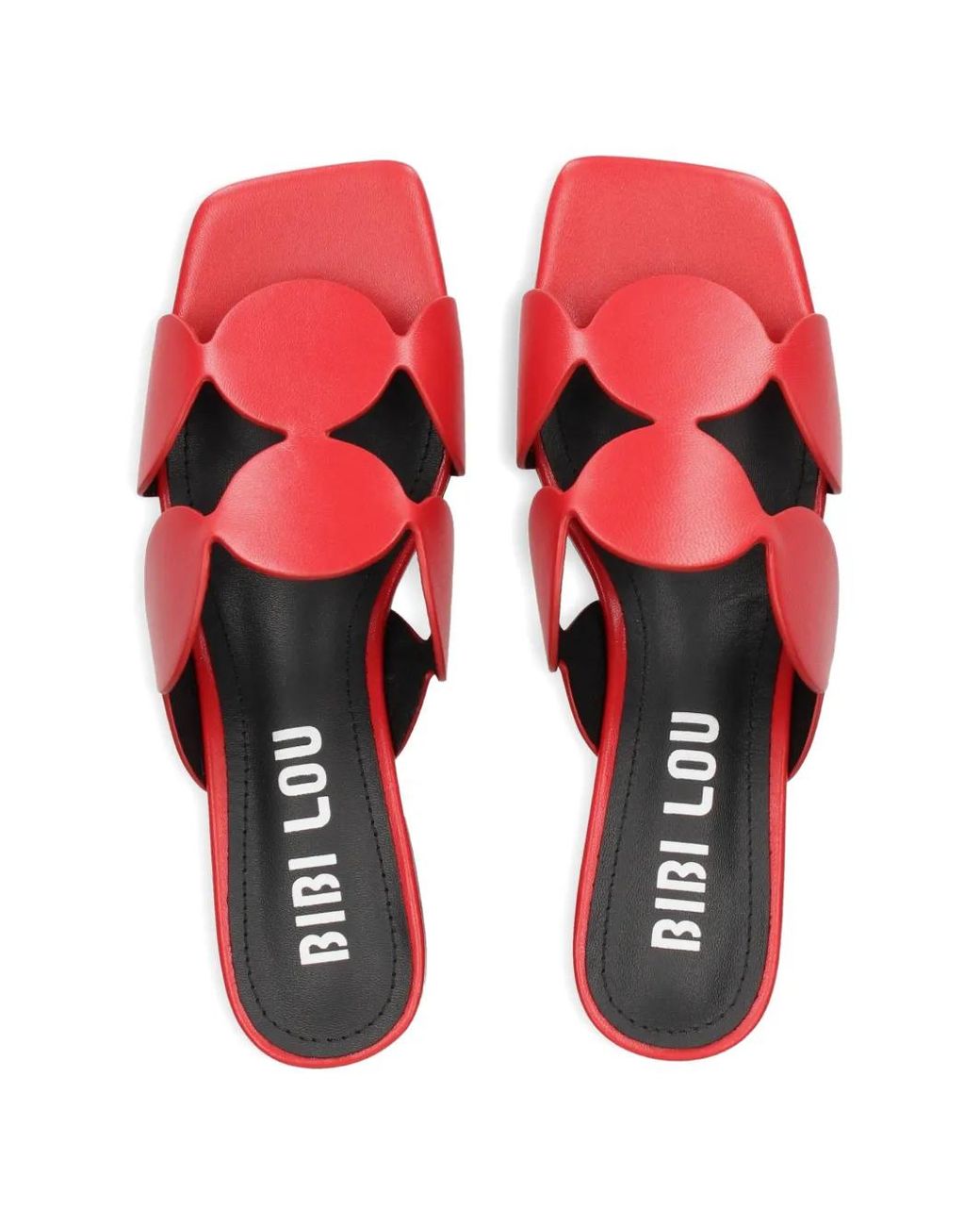 Bibi Lou Red 40Mm Onami Mules