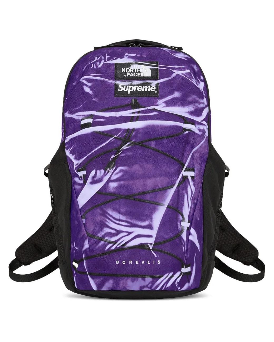 Supreme Purple X The North Face Borealis Trompe L'Oeil Backpack for men