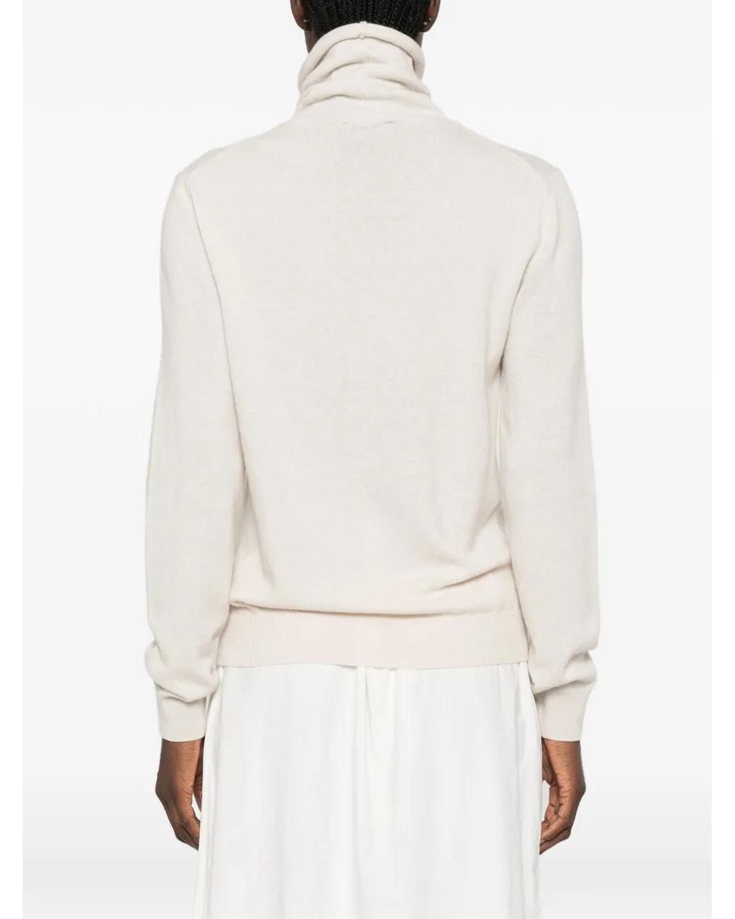 Peserico White Long-Sleeves Sweater