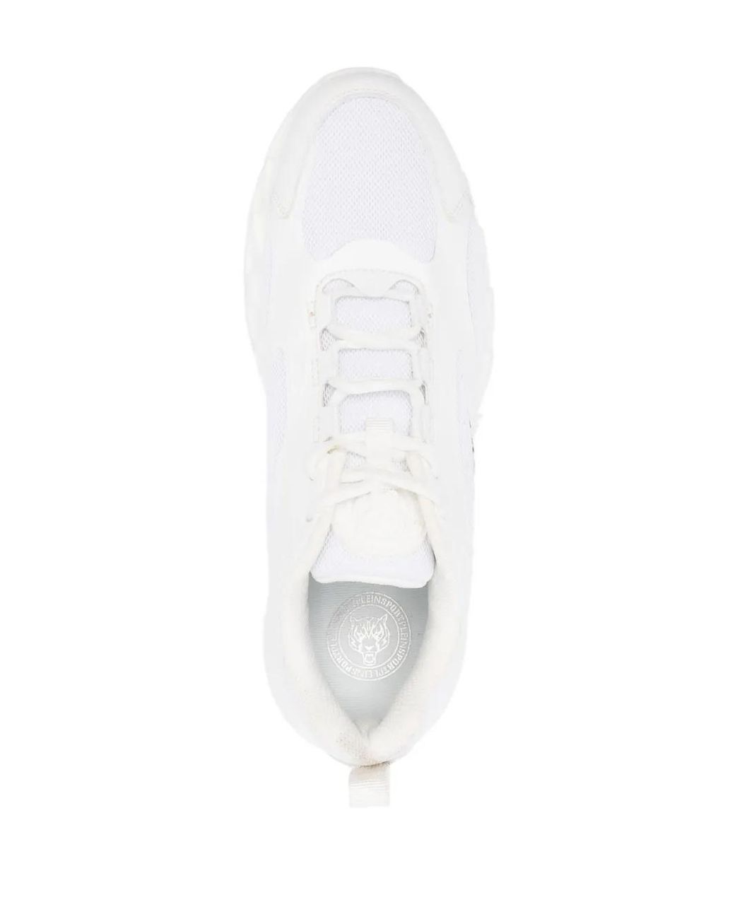 Philipp Plein White The Turbine Gen.X.02 Tiger Sneakers