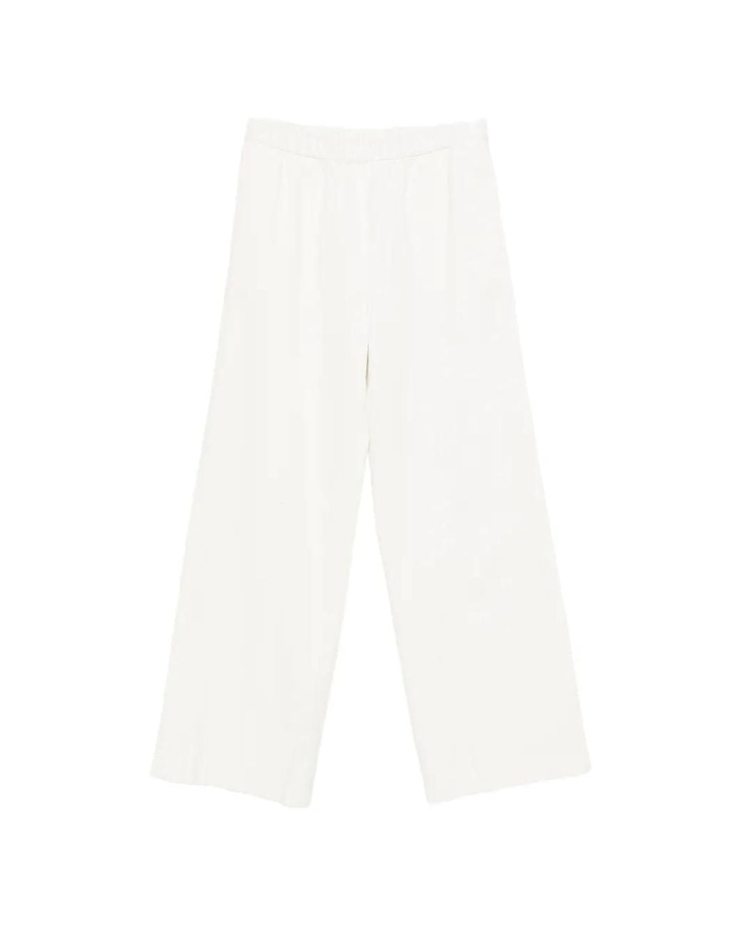 Aspesi White Corduroy Trousers