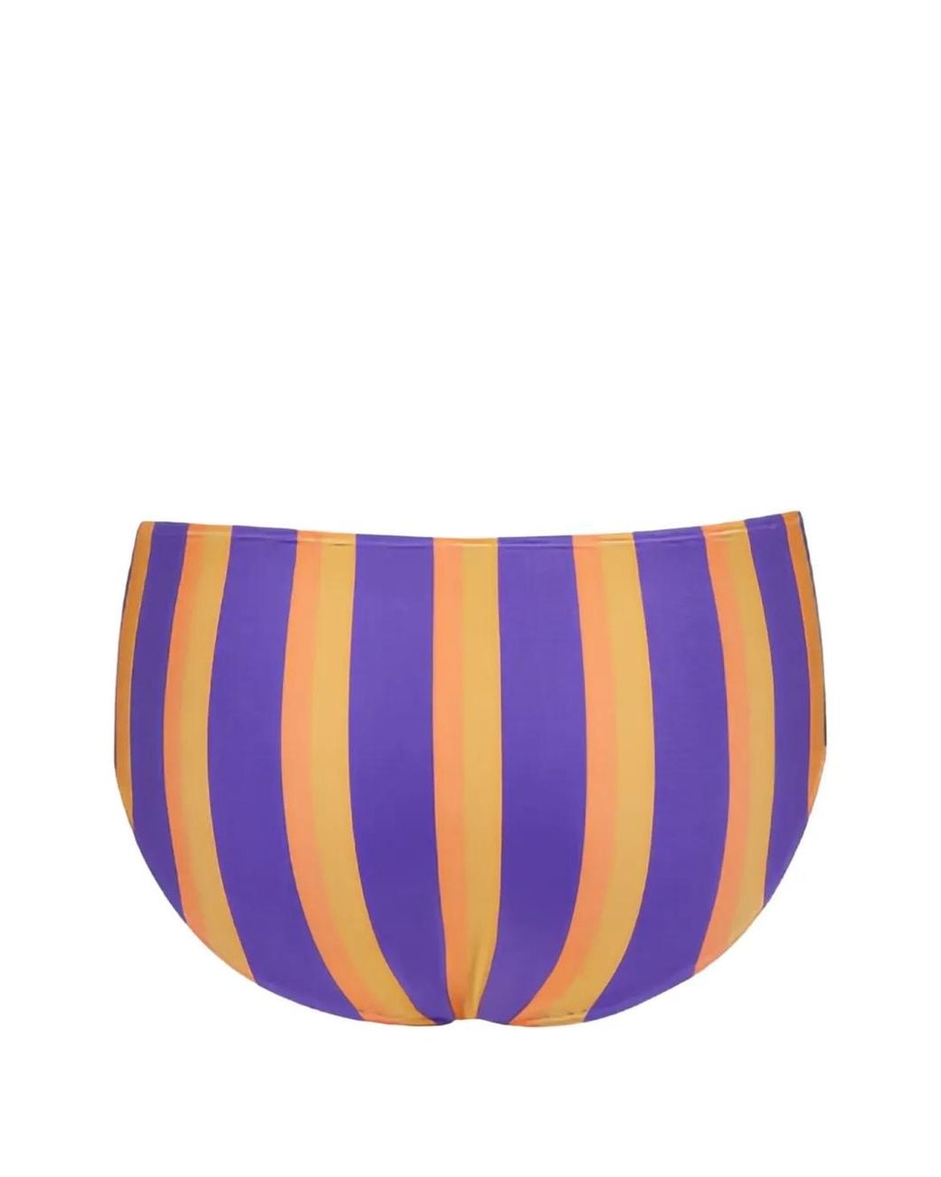 Saint Laurent Blue Striped Bikini Bottom