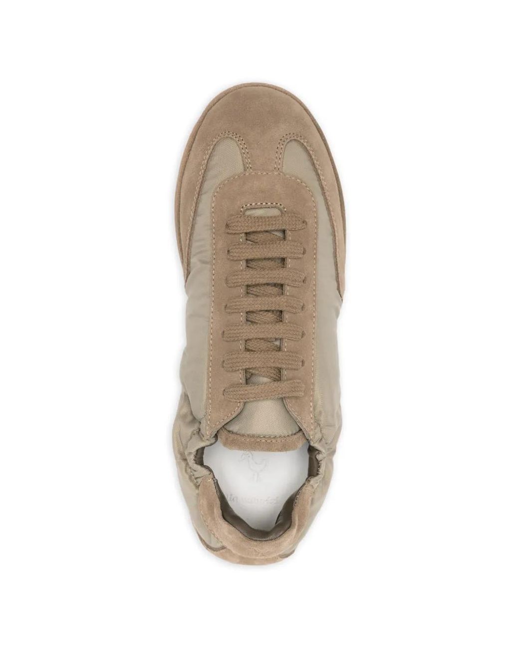Elia Maurizi White Lace-Up Sneakers