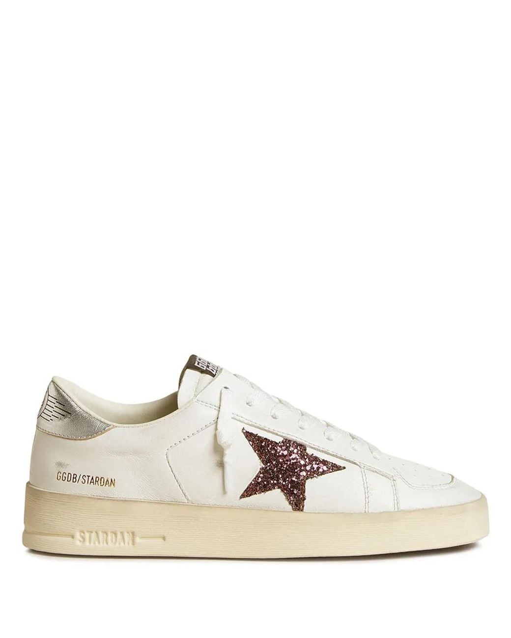 Golden Goose Deluxe Brand White Stardan Sneakers
