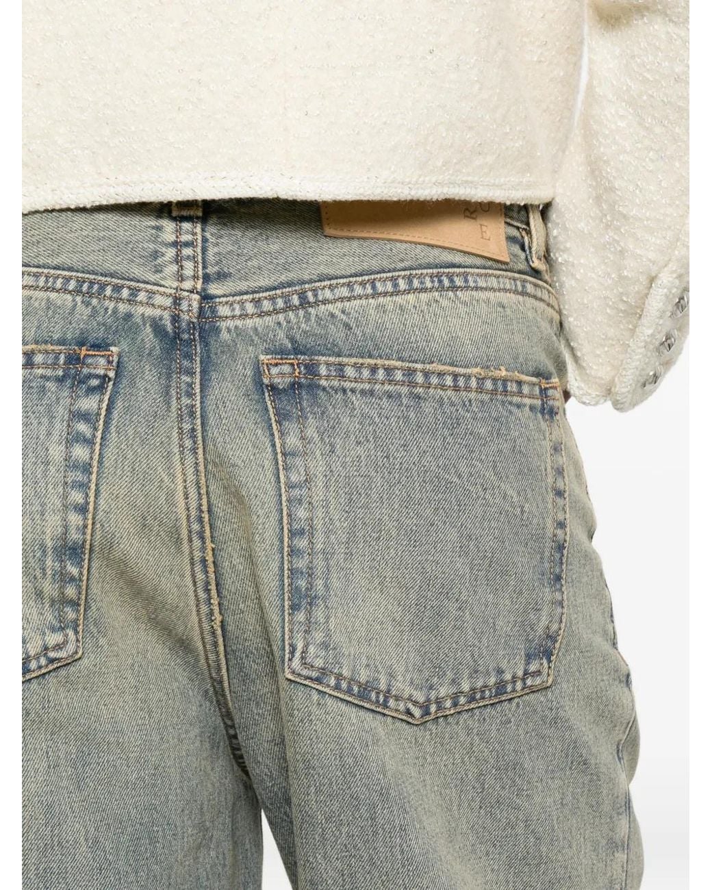 Haikure Gray Buttoned Jeans