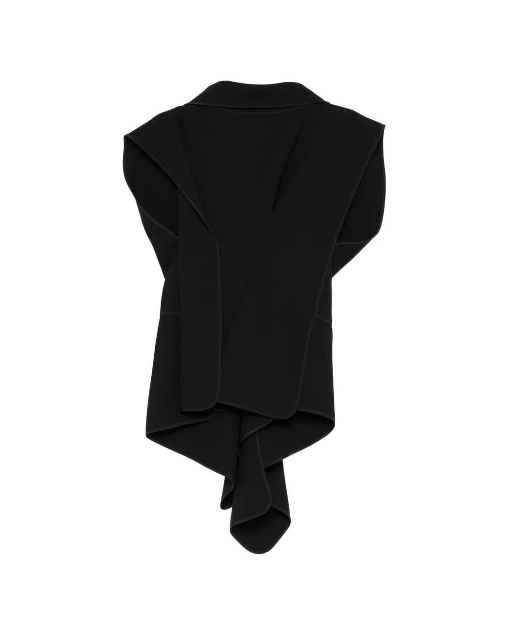 Maticevski Black Bluse Mit Einsätzen