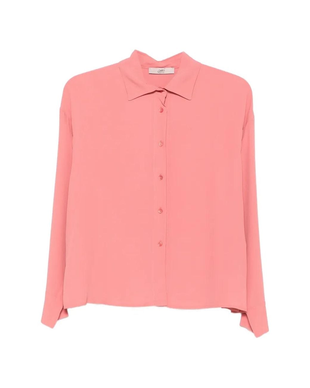 Camisa Con Botones Carla G de color Pink