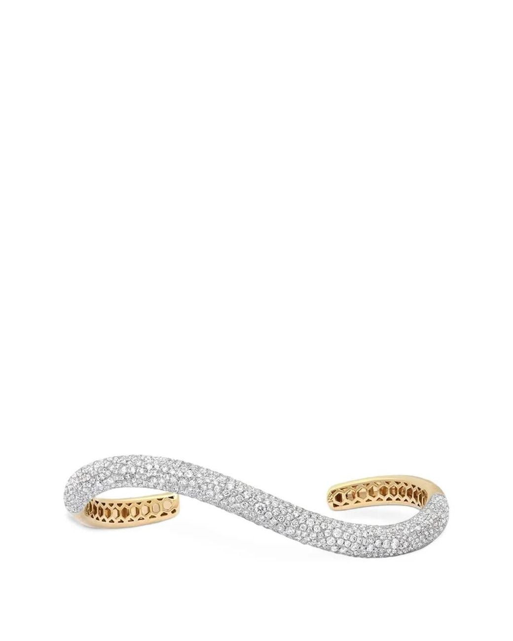 Rainbow K White Illusion Diamond Bracelet