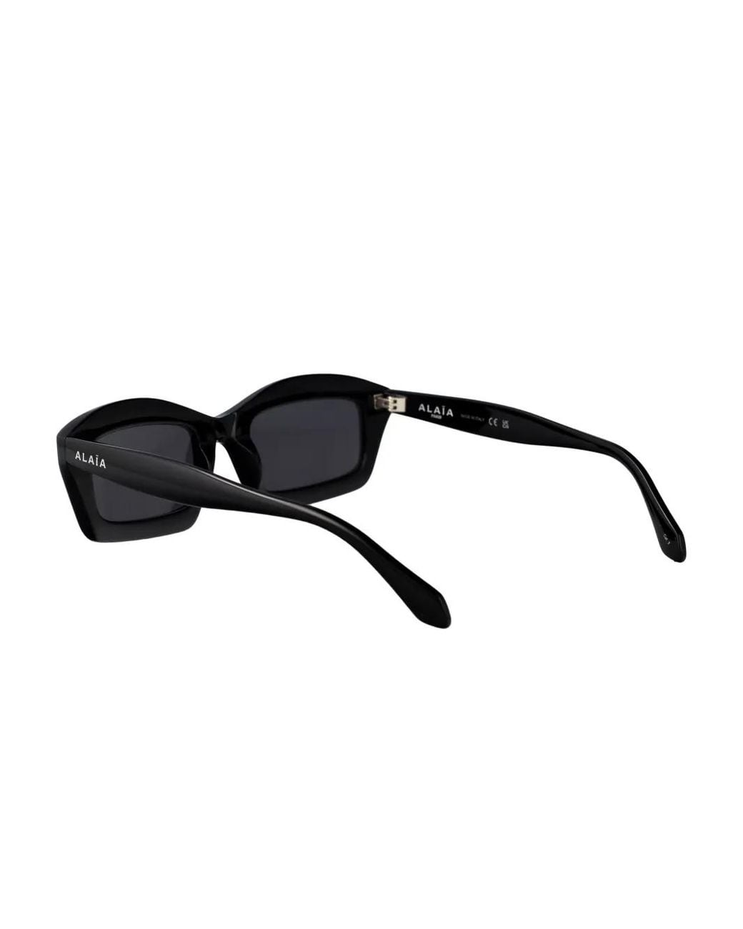 Alaïa Black Azzedine Rectangle Sunglasses