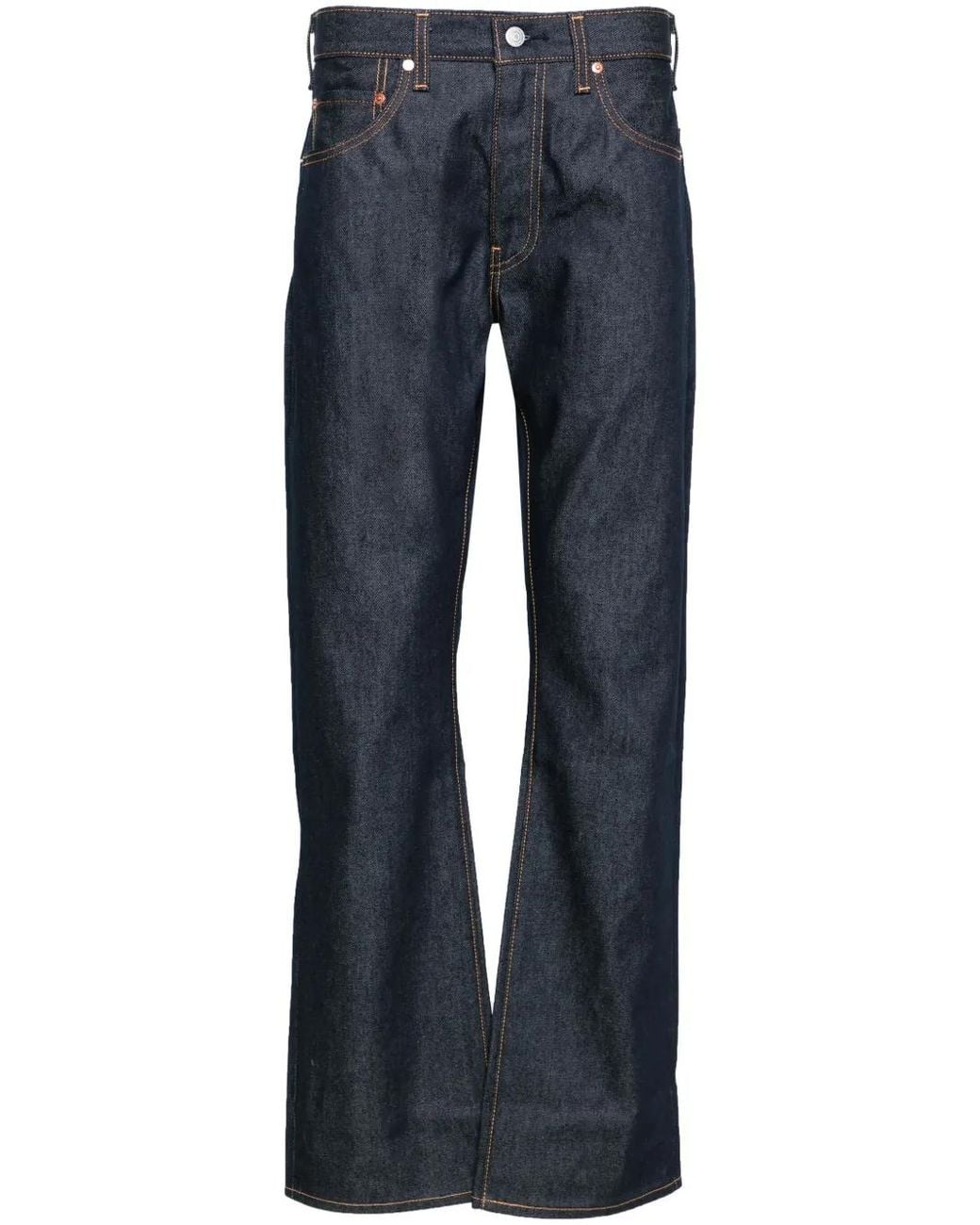Levi's Blue 517 Mid-Rise Bootcut Jeans for men