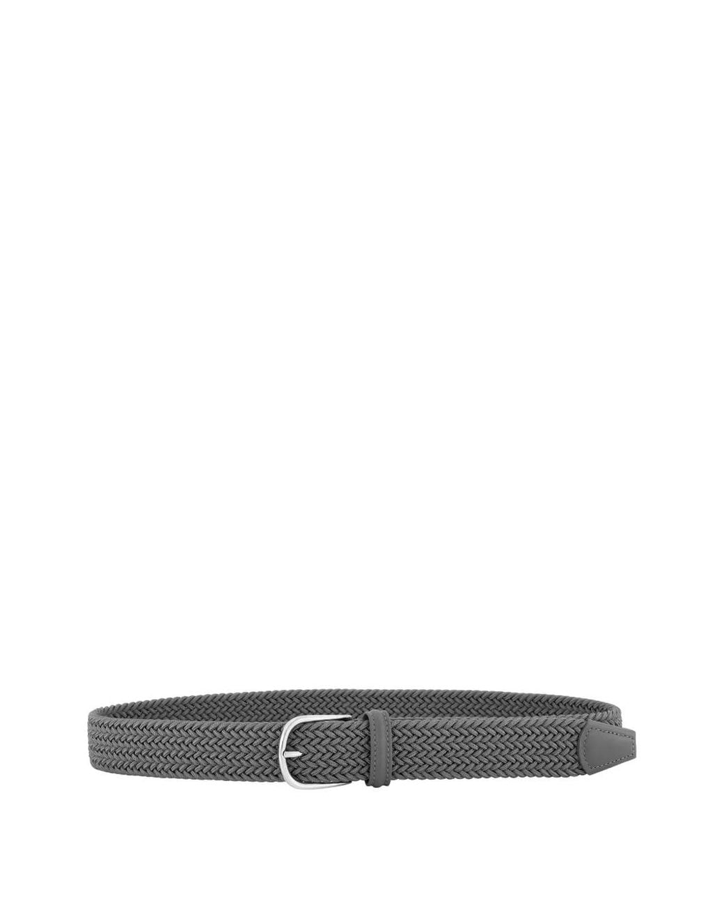 Andersons White Leather Belt for men
