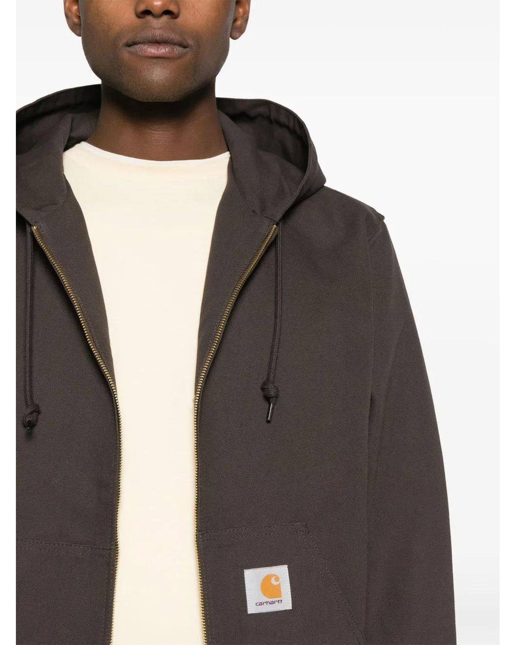 Carhartt Black Active Hooded Jacket for men