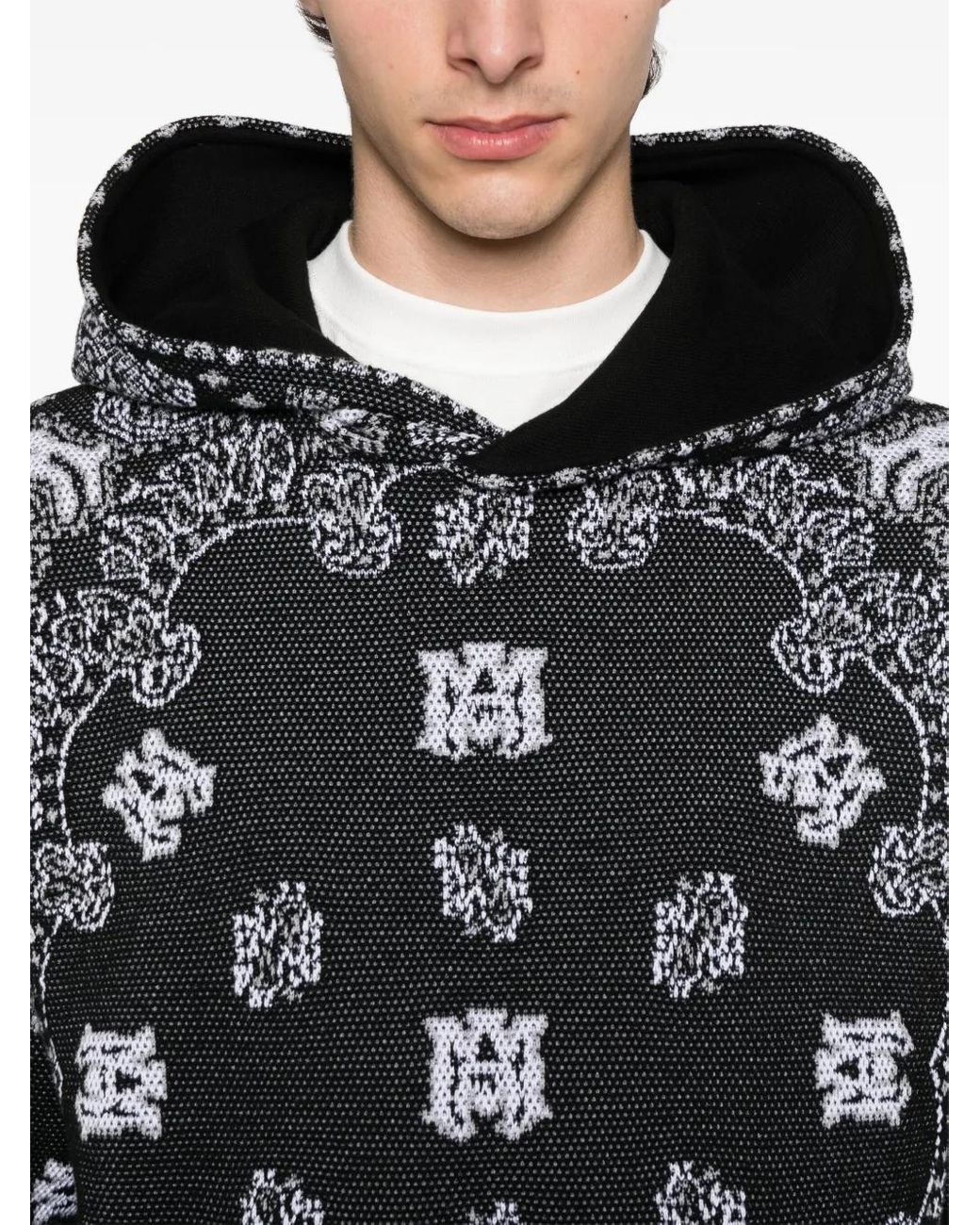 Amiri Bandana Hoodie in Black for Men | Lyst