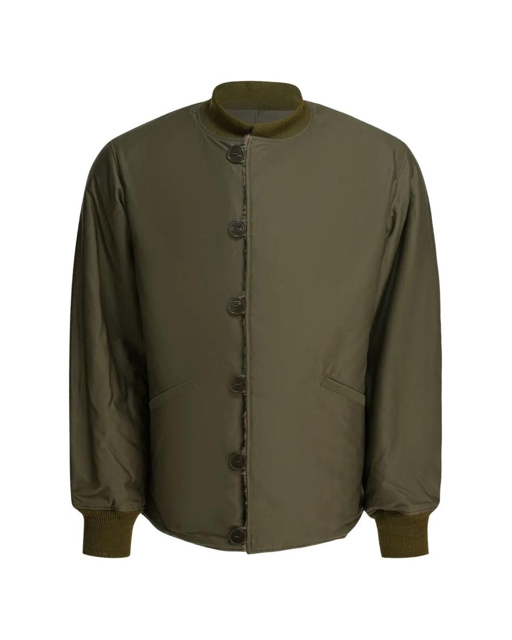 Buzz Rickson's Green M-1943 Liner Button Jacket for men