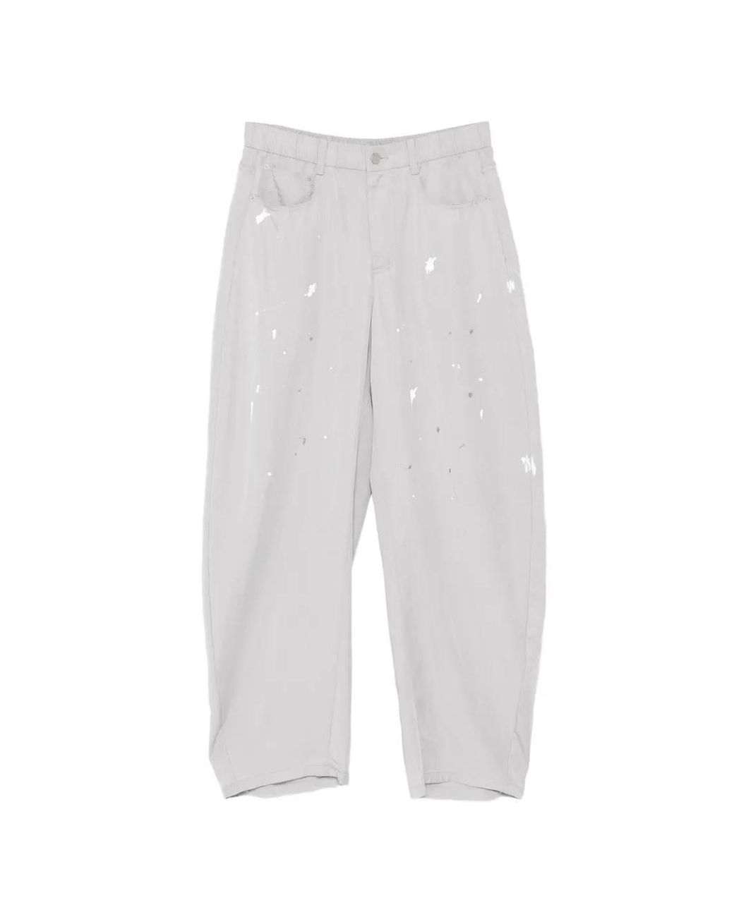 CROQUIS White Splash Relaxed Trousers for men