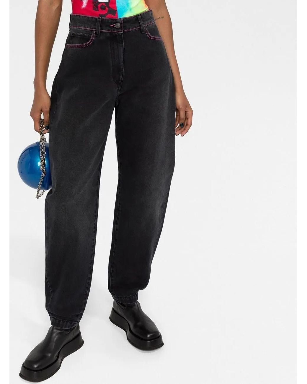 MSGM Black Klassische Jeans