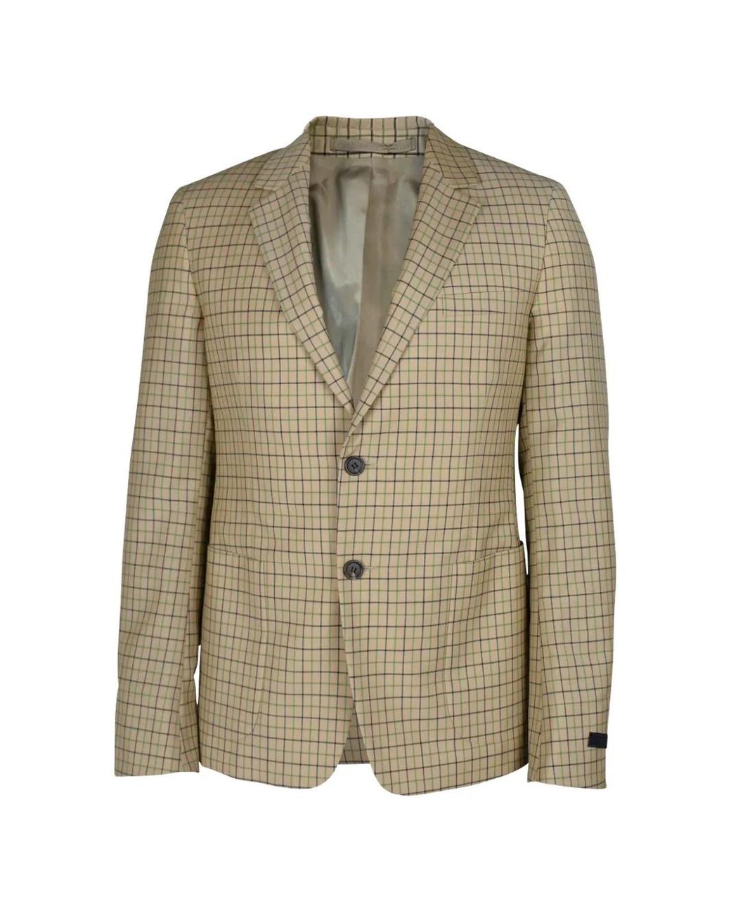 Prada Geruite Blazer in het Green voor heren
