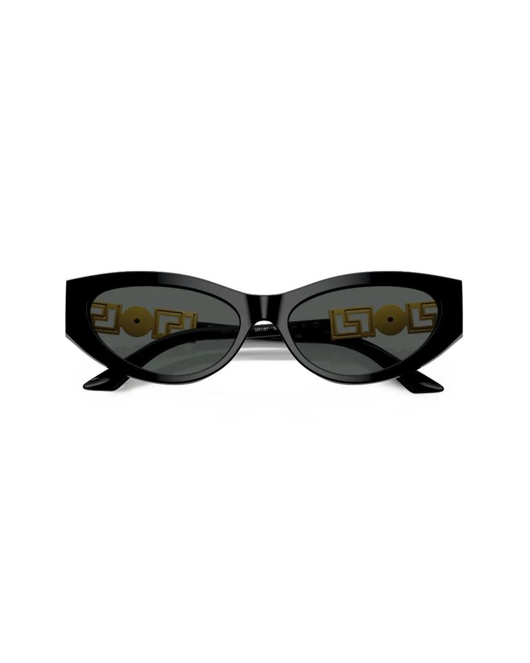 Versace Black Medusa Head Cat-Eye Sunglasses
