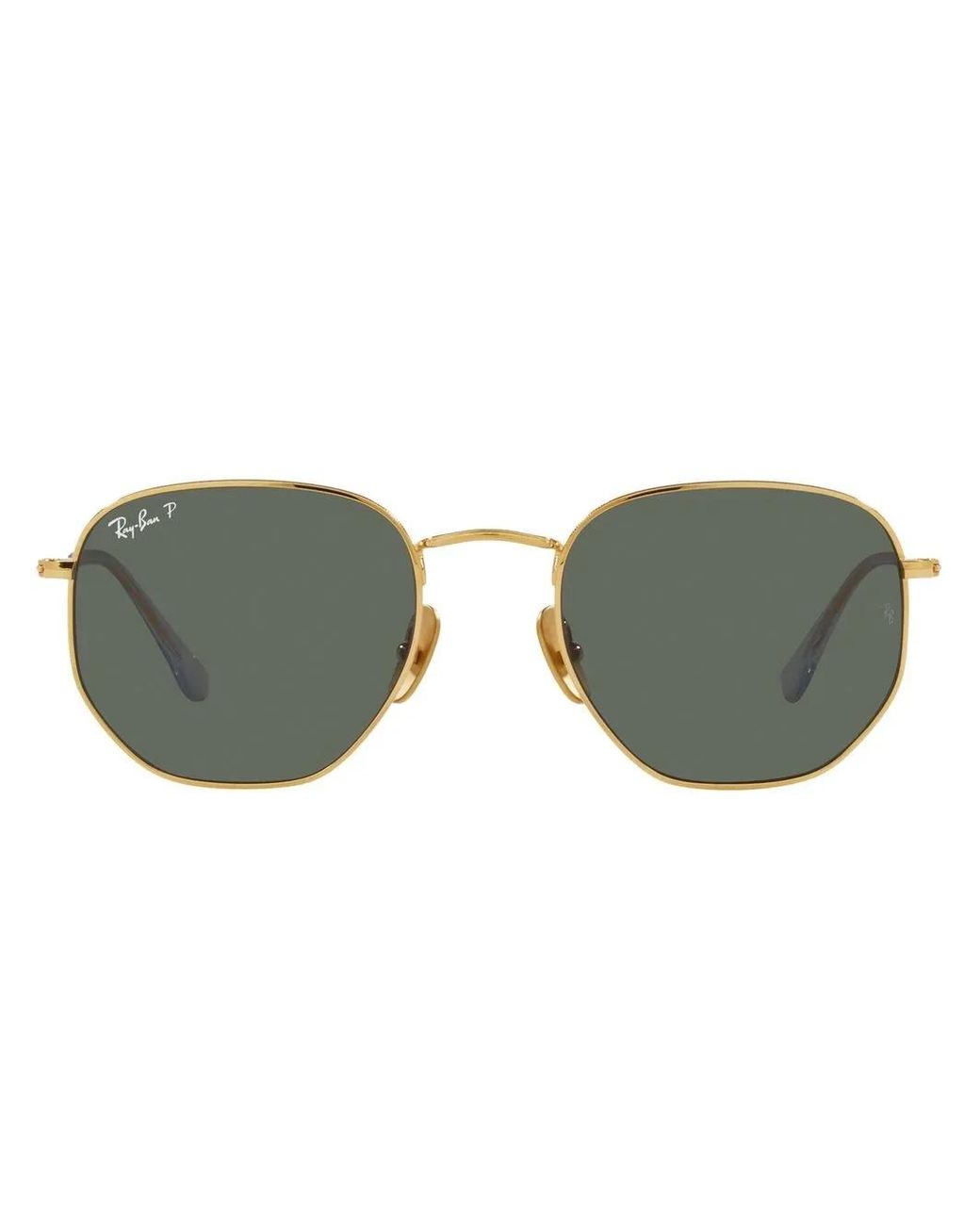 Ray-Ban Green Rb8148 Hexagonal-Shape Sunglasses