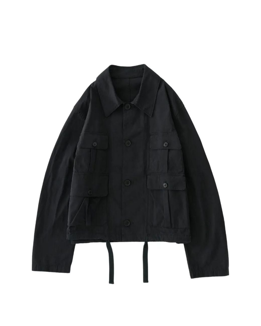 Studio Nicholson Black Tivoli Multi-Pocket Jacket for men