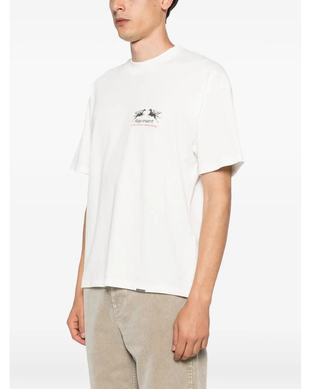 Represent White 24 Hour Service T-Shirt for men