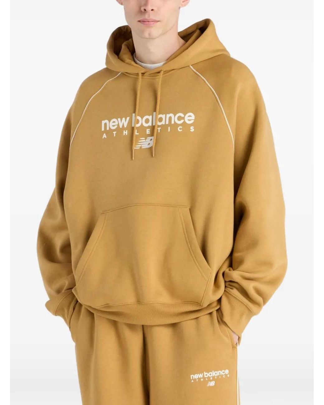 New Balance Natural Trackside Fleece Hoodie for men