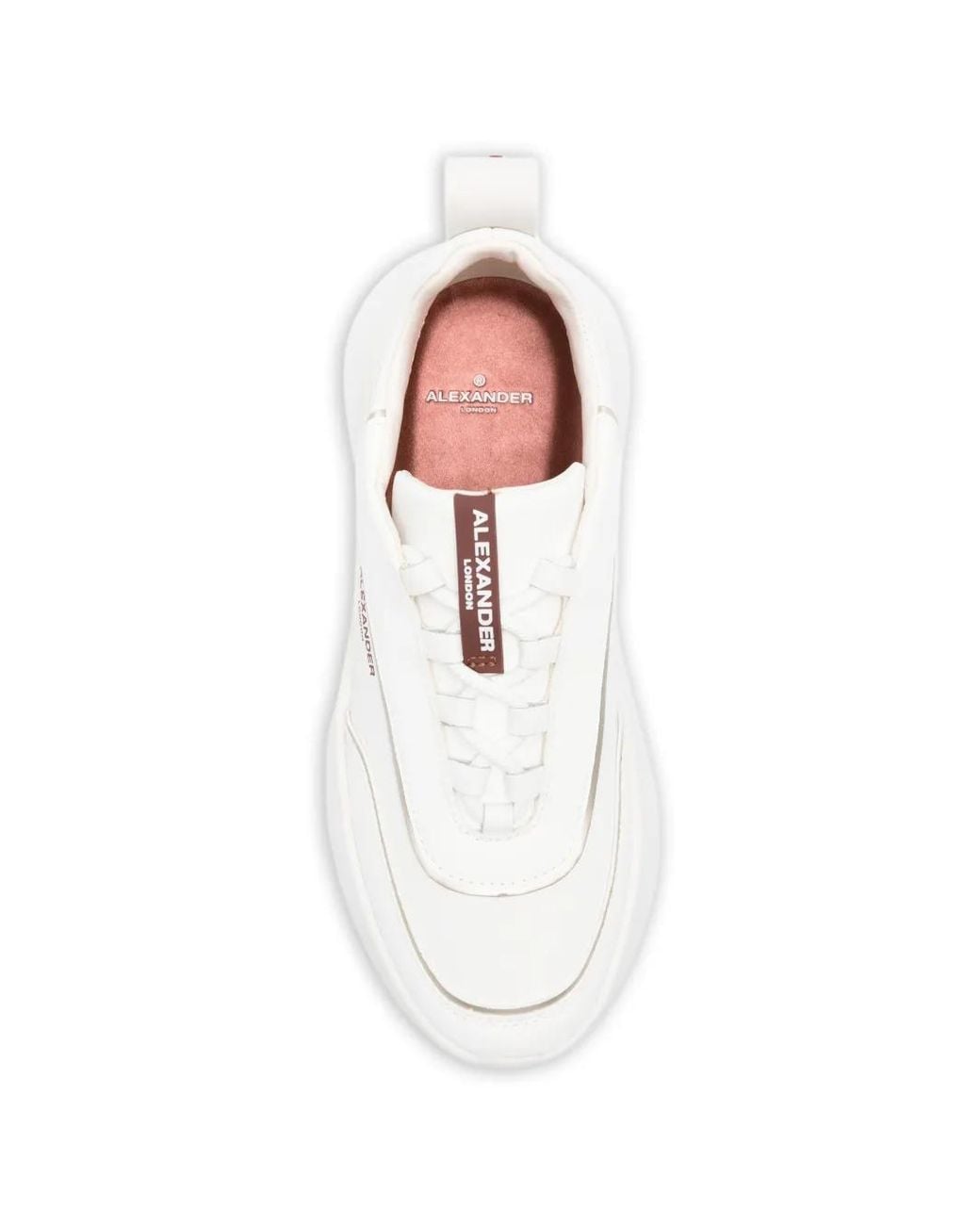 Alexander Smith White Eclipse Leather Sneakers
