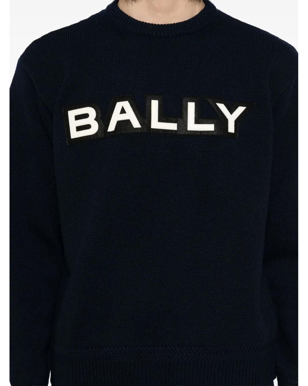 Pull À Patch Logo Bally pour homme en coloris Blue