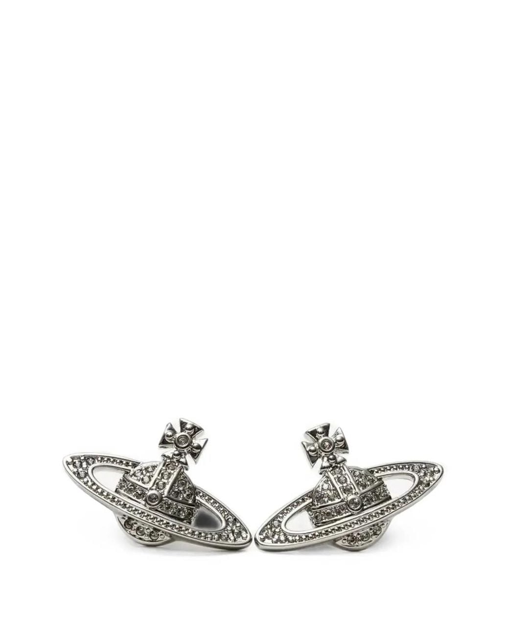Vivienne Westwood Metallic Mini Bas Relief Earrings