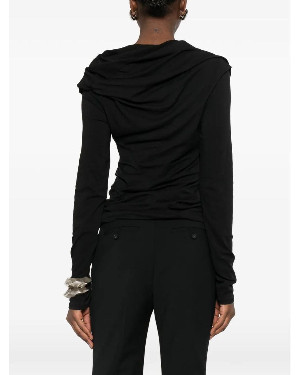 Entire studios Black Long-Sleeved T-Shirt