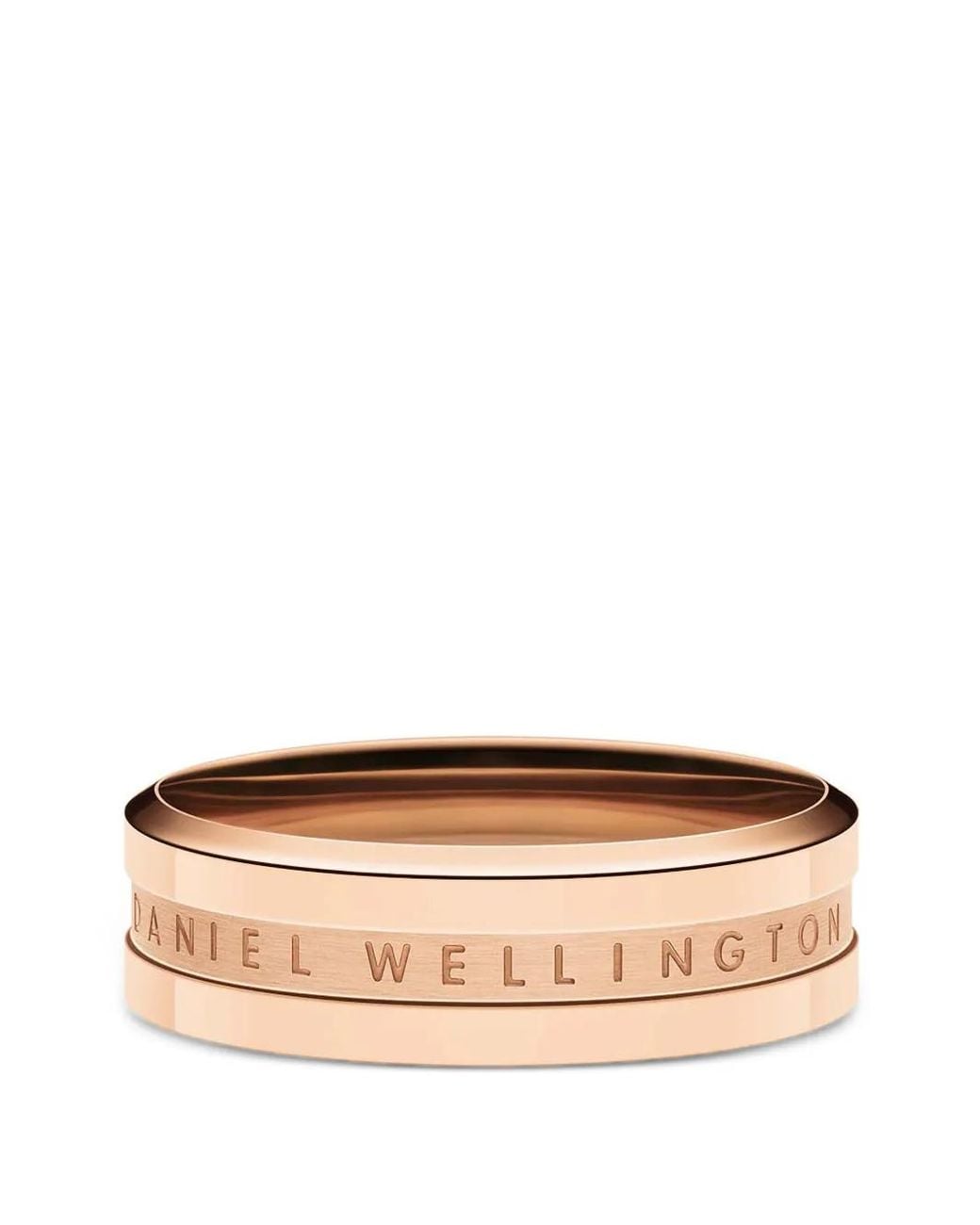 Daniel Wellington Natural Elan Logo-Engraved Polished Ring