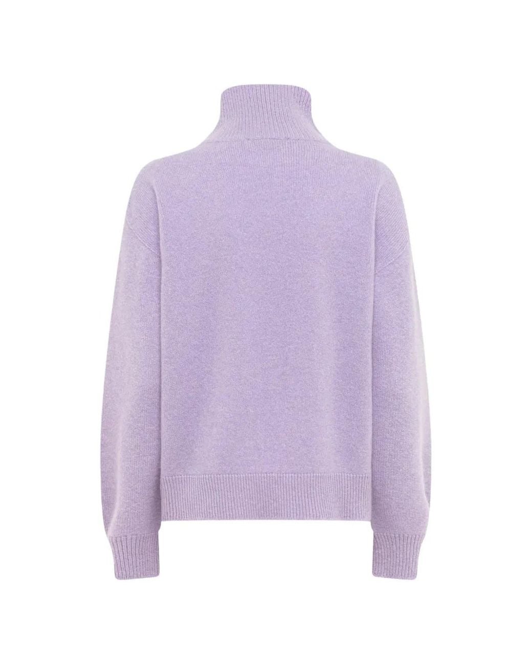 Pull Ample À Col Roulé Laneus en coloris Purple