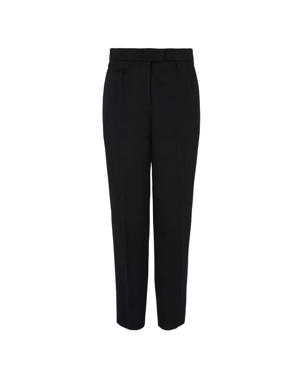 Giorgio Armani Black Straight Trousers