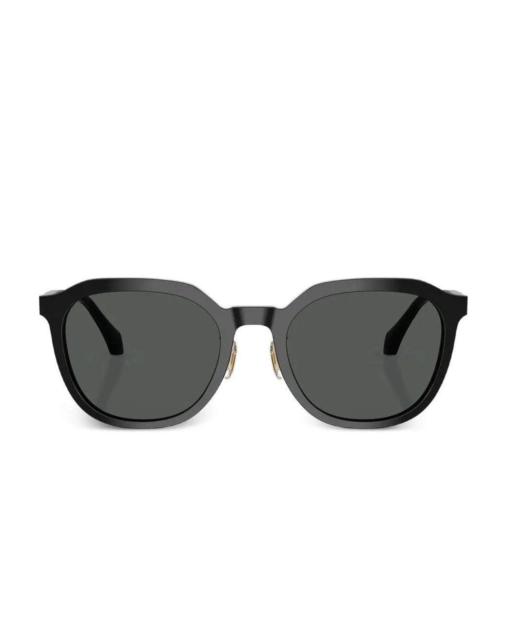 Versace Black Round-Frame Sunglasses