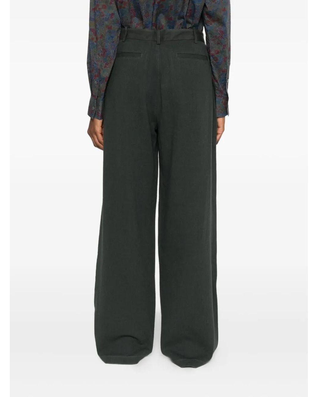 6397 Gray Pleated Pants