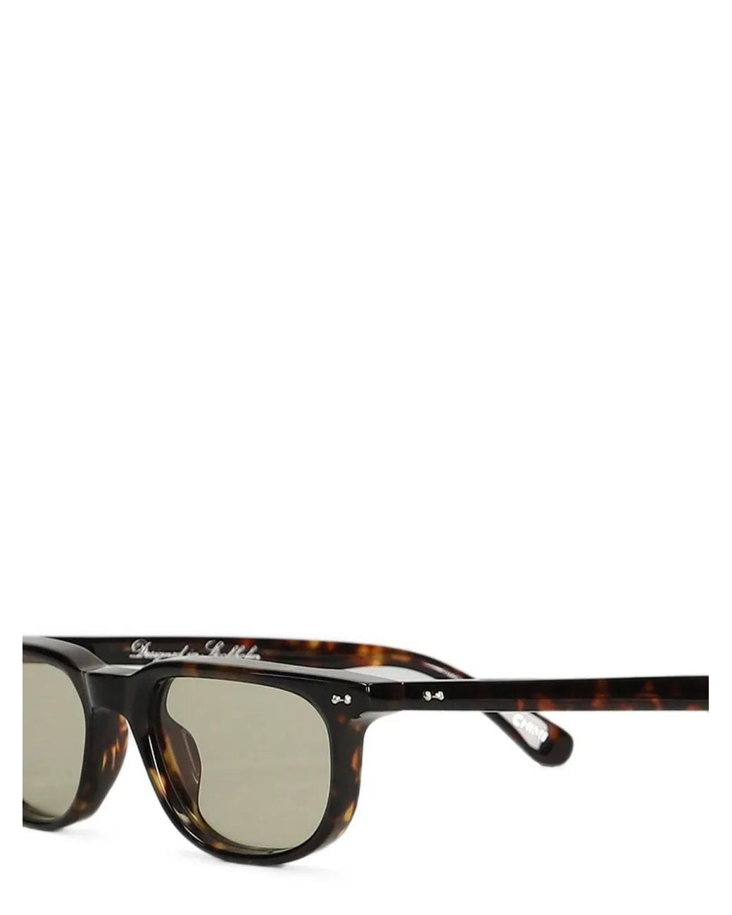 Chimi Gray Lunettes De Soleil Rectangulaires À Effet Écailles De Tortue Novis