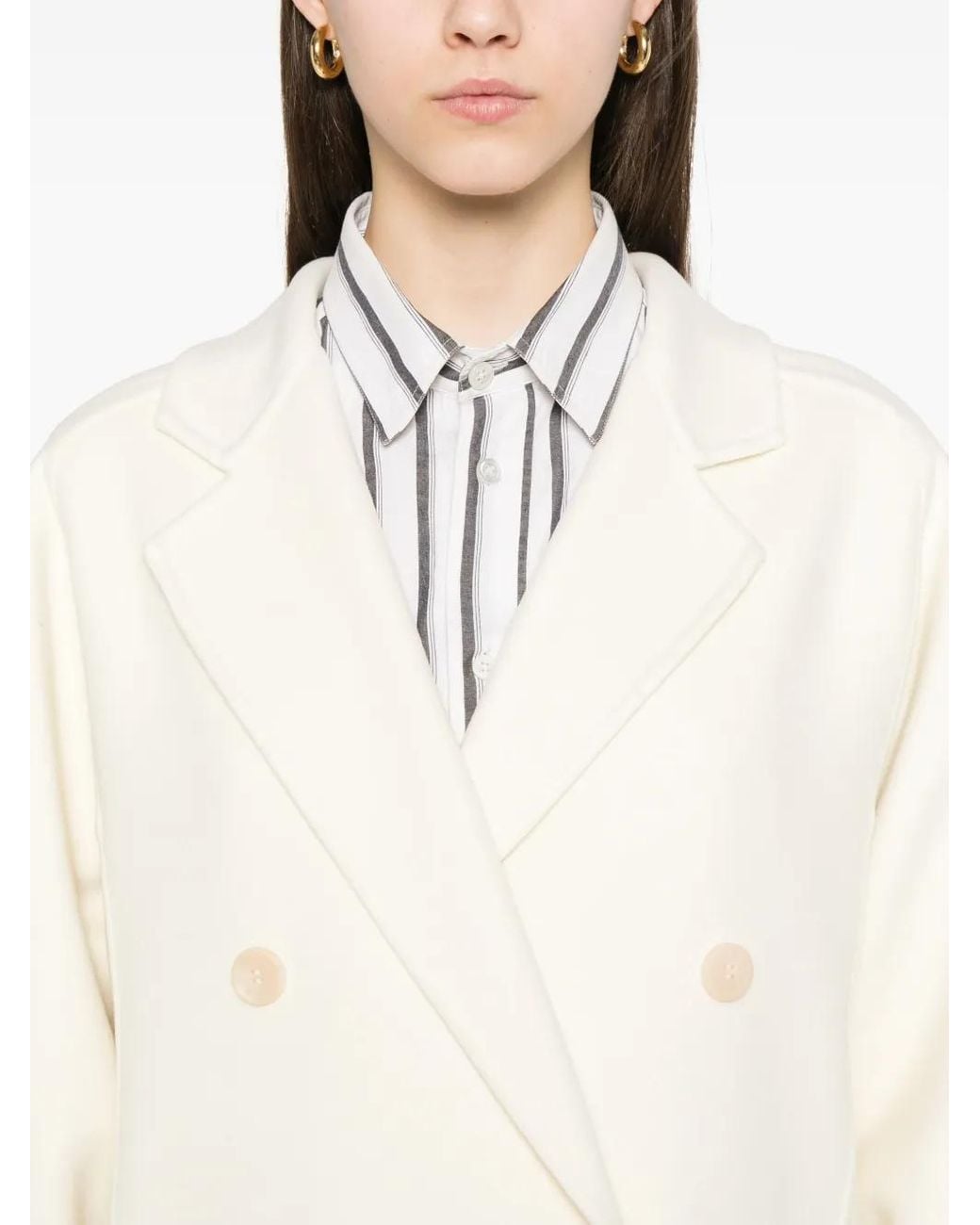 Max Mara White Jacke Jacket