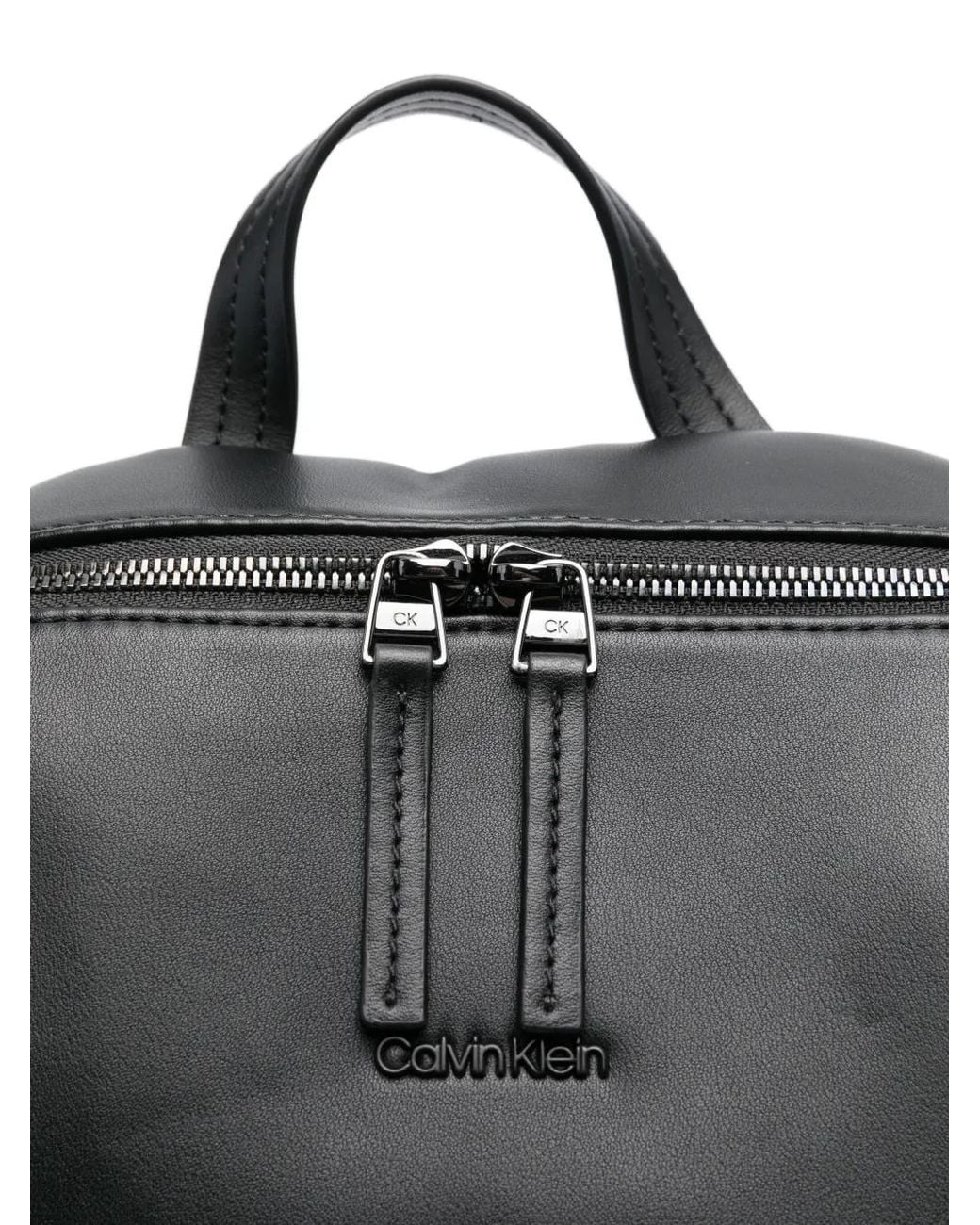 Calvin Klein Black Square Backpack for men