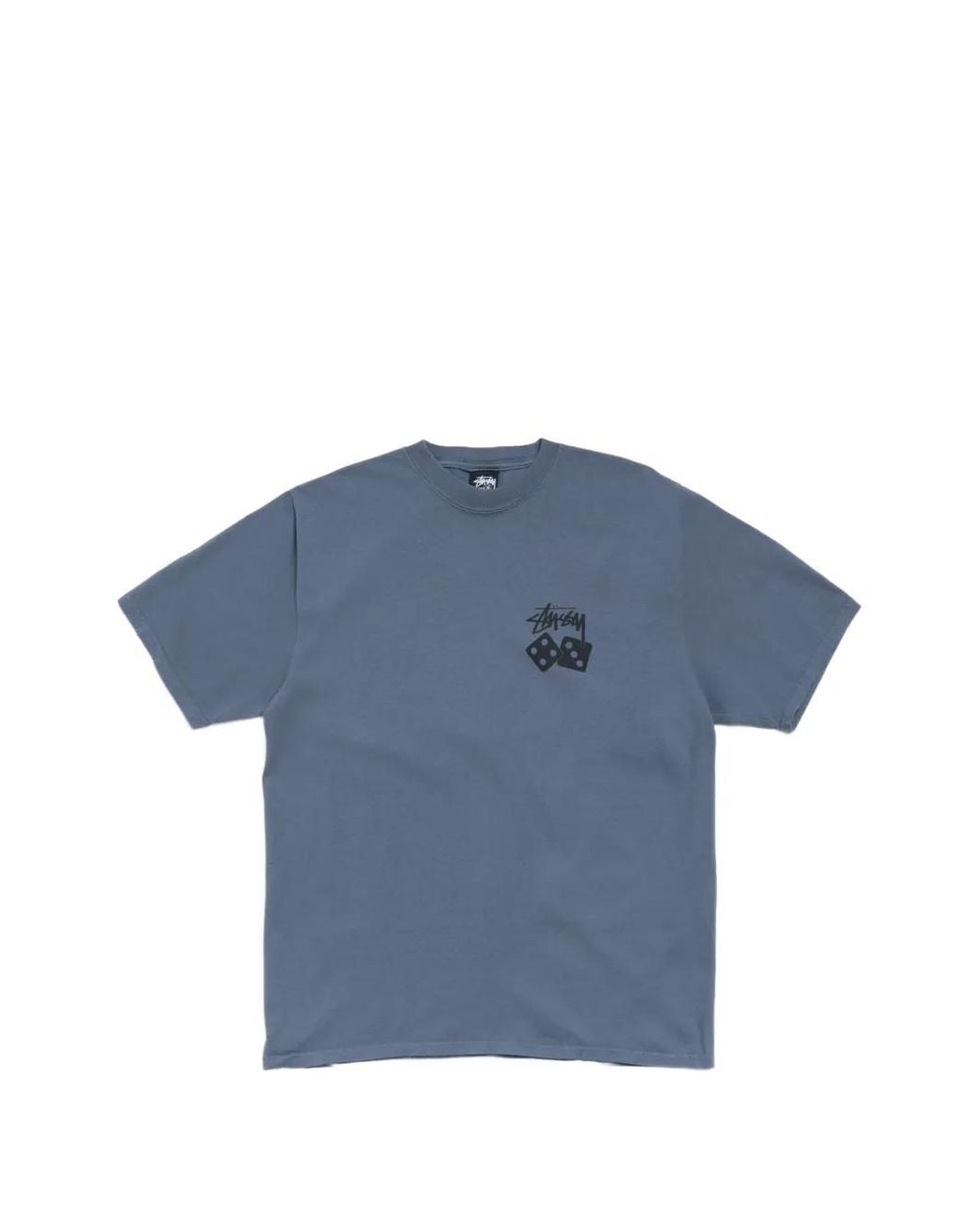Stussy Blue Dice-Graphic T-Shirt for men