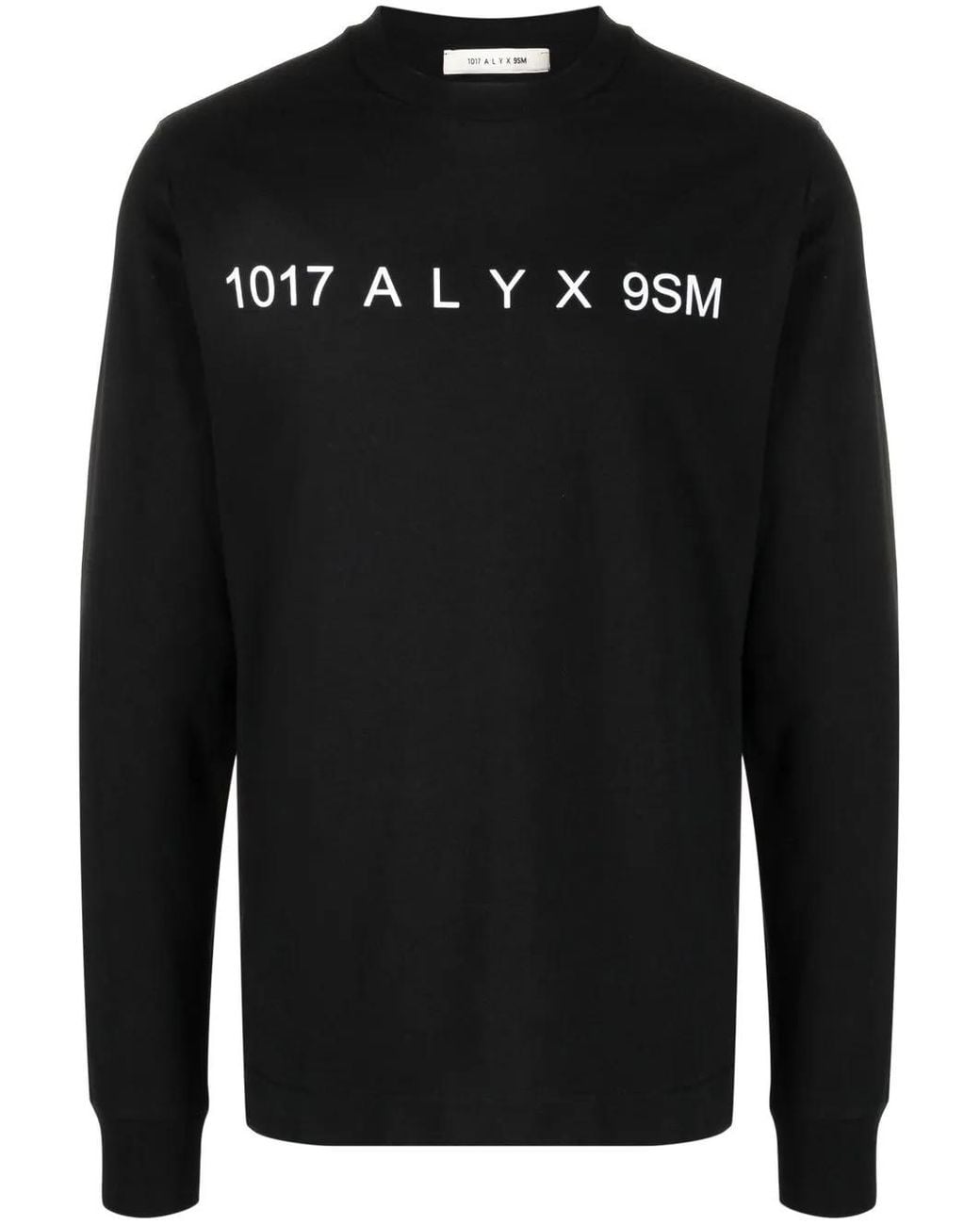 1017 ALYX 9SM Black Logo-Print Cotton T-Shirt