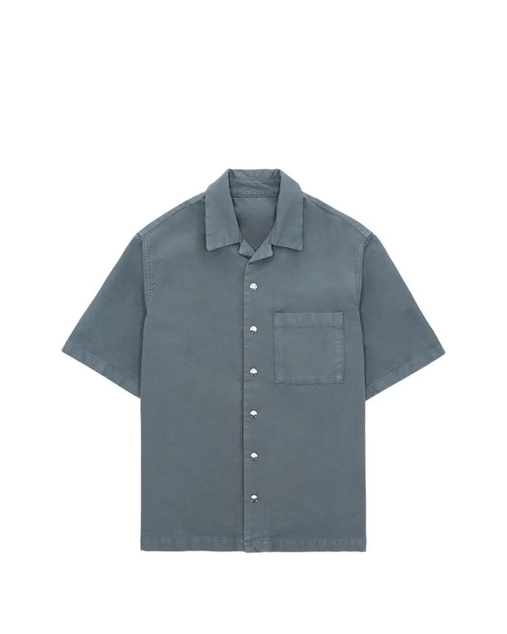 Fortela Blue Bowling Short-Sleeve Shirt for men